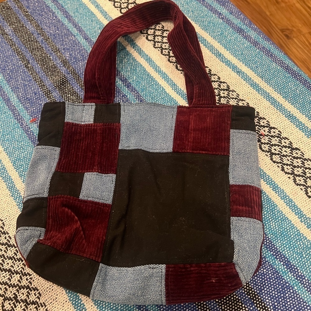 Unbranded handbag, denim and corduroy in GUC